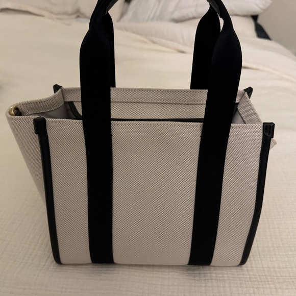 kate spade Cream and Black Logo Canvas Tote - Picture 8 of 8